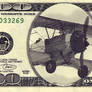 One hundred biplane dollars