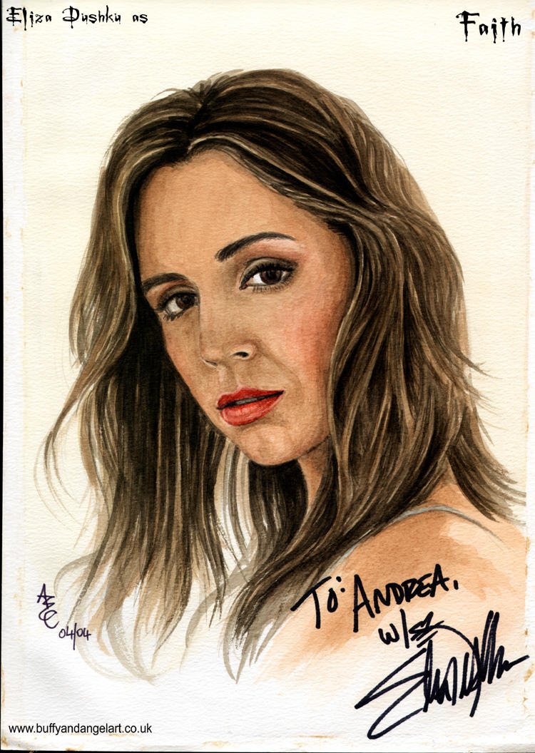 Eliza Dushku as Faith Lehane by TheDoThatGirl on DeviantArt