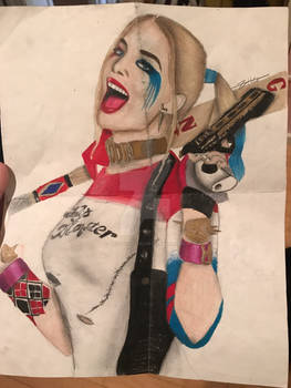 Harley Quinn (Colored Pencil)