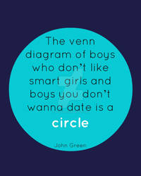 Venn Diagram - a quote by John Green