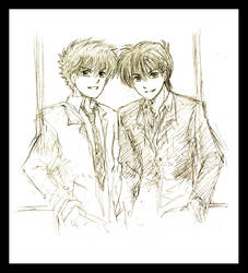 Kudo n Kuroba sketch