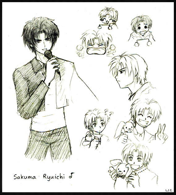 Ryuichi character sketches