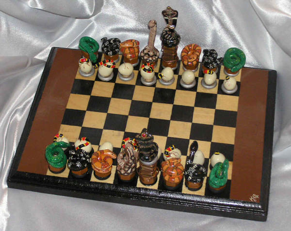 Hissing Snakes Chess Set by cyrusel on DeviantArt