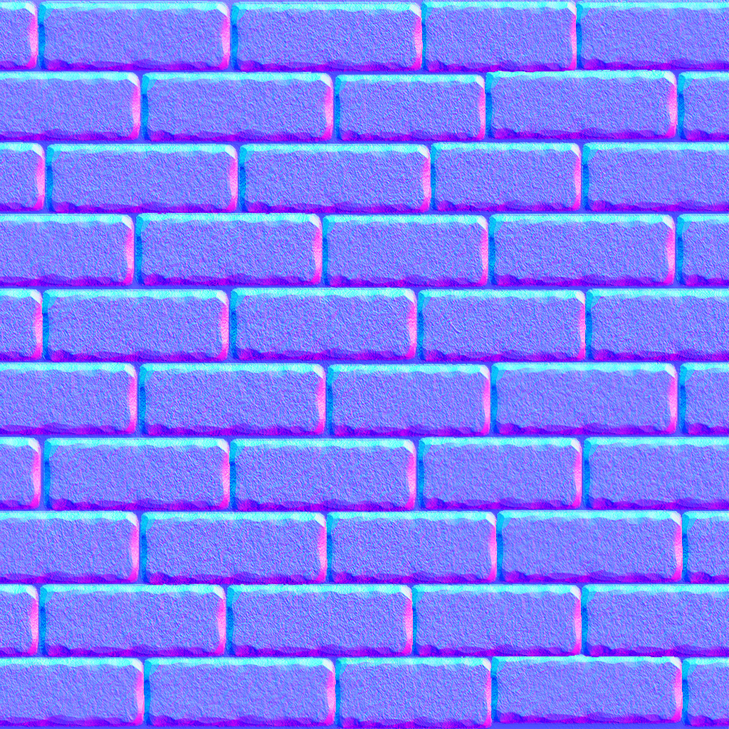 Seamless Brick Rock Wall Normal Map by Zabacar on DeviantArt
