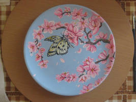 Butterfly (ceramic plate)