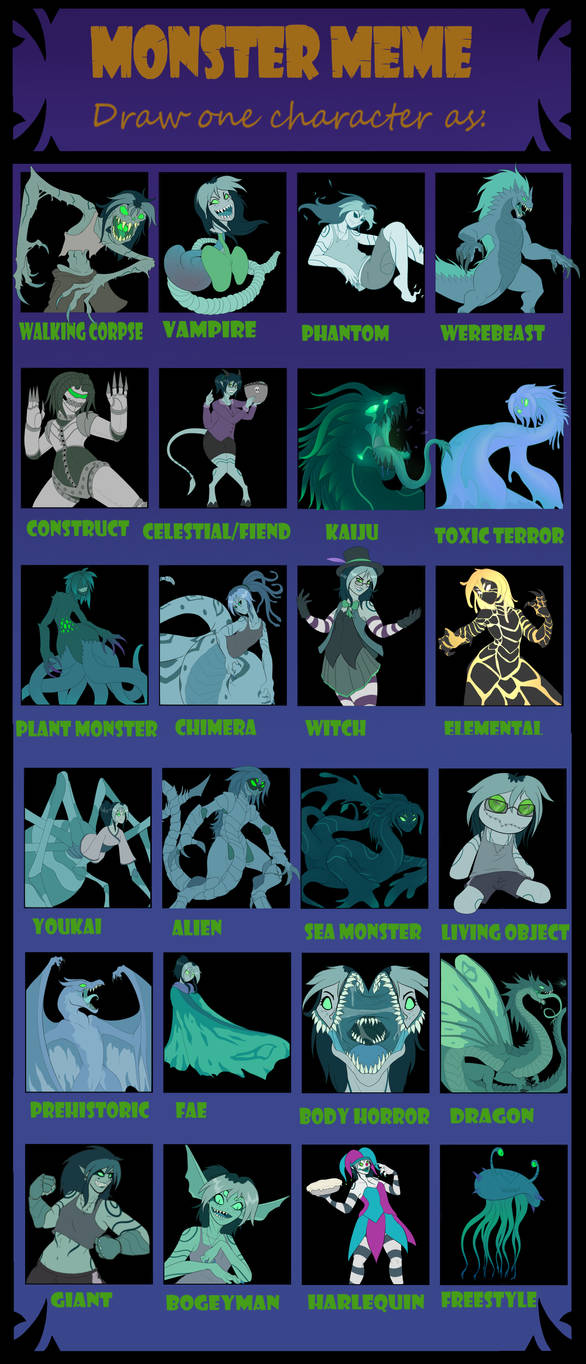 Monster Mem Monster Meme by Phoenix-Fightmaster on DeviantArt