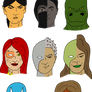 Almighty Protectors character faces