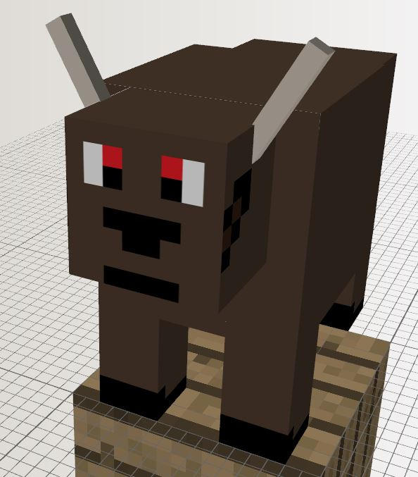 Minecraft Bull Mod Minecraft Mob Ideas: Bull by Dylan613 on DeviantArt