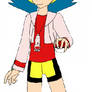 Kris as a boy Pokemon Trainer