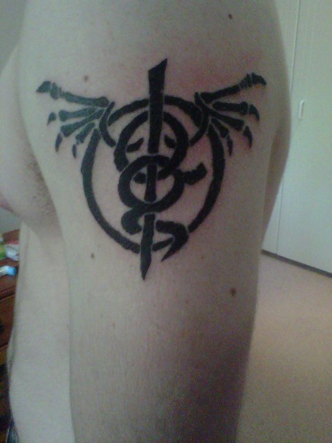 Lamb of God fan tattoo