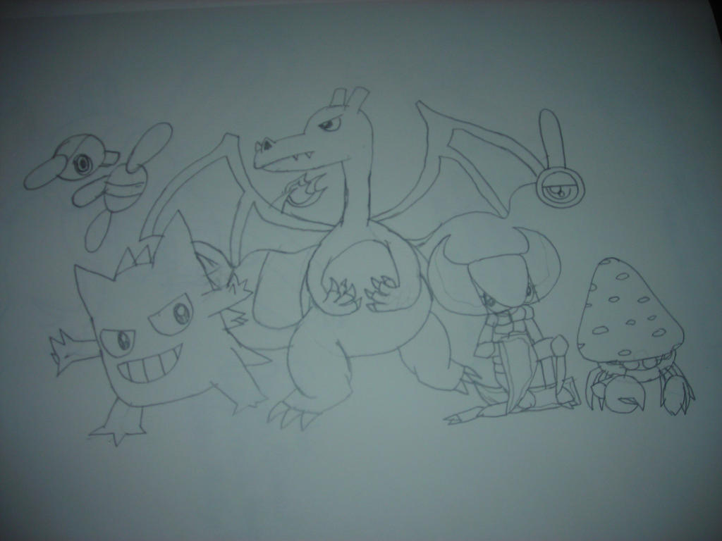 Pokemon Team FireRed by WaddleDance on DeviantArt