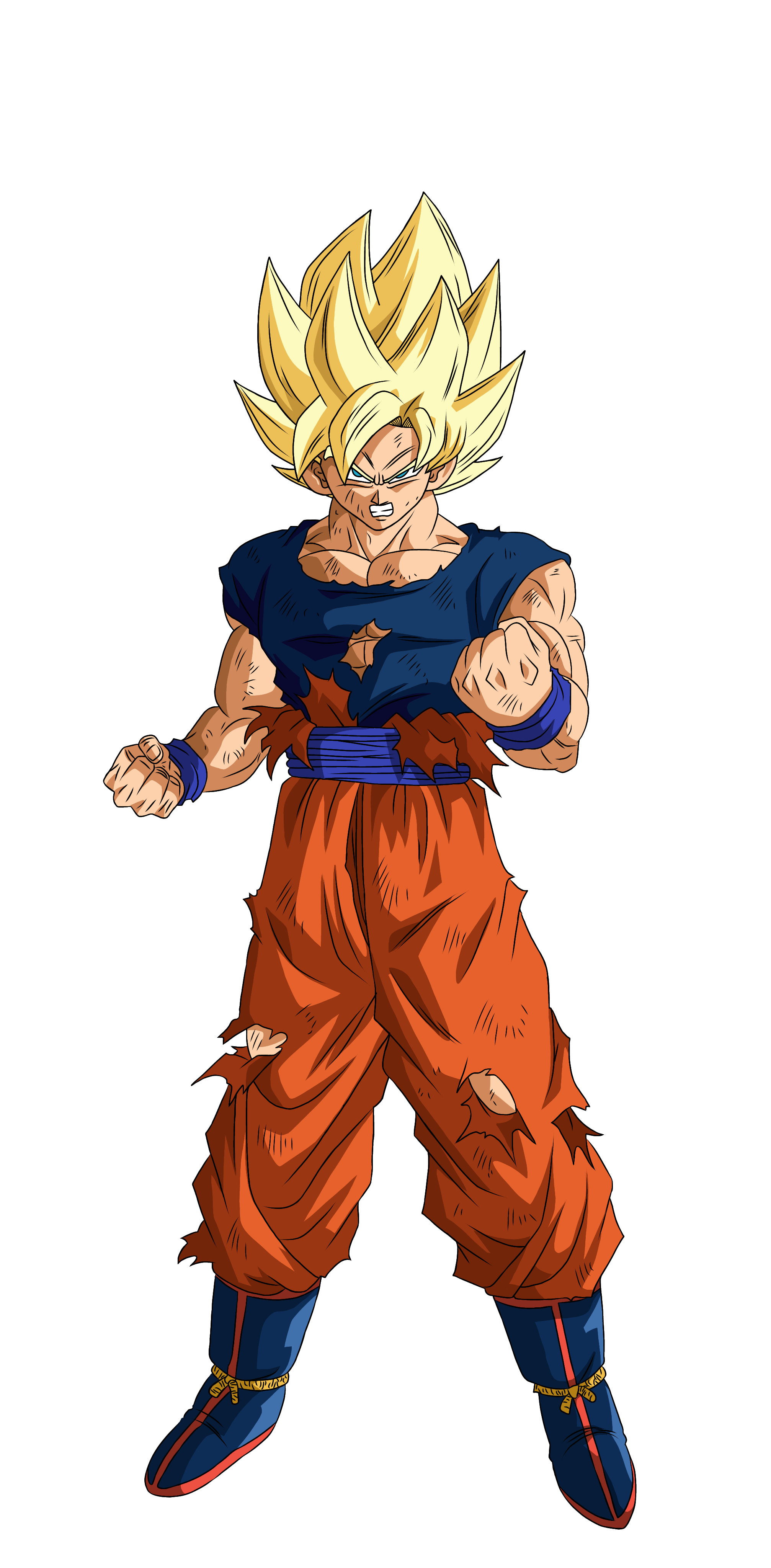 False Super Saiyan Goku by Rib1515 on DeviantArt