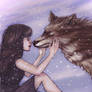 Girl And Wolf