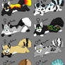 Wolf puppy characters