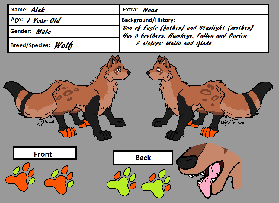 Alek Ref/Breedable sheet