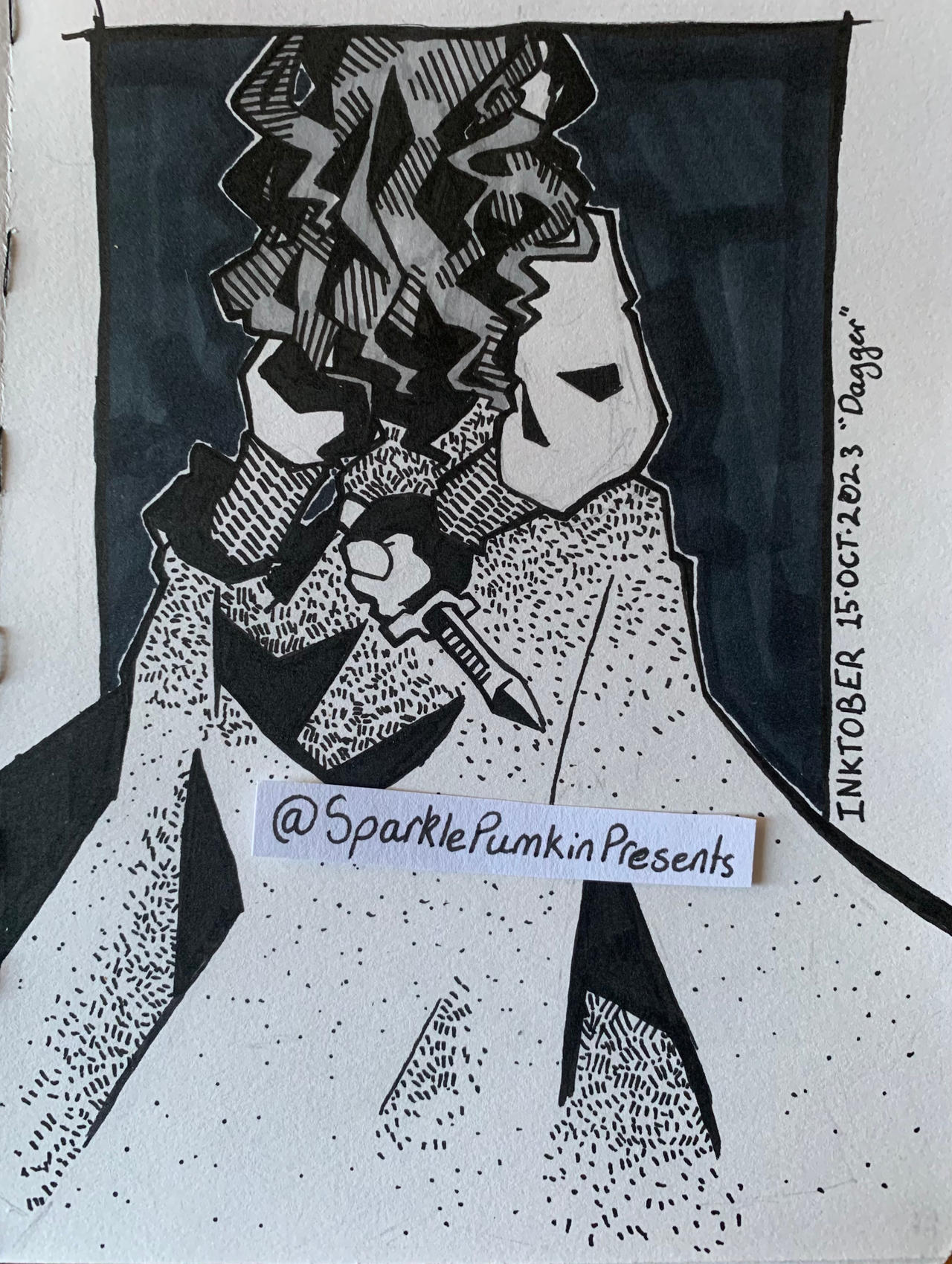 INKTOBER 2023 'Dagger' by SparklePumkinPresent on DeviantArt