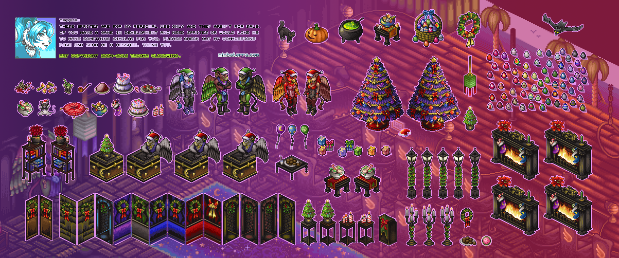 Club Box Sprites Club Nimbus - Holiday Event Sprites by tacoma29 on DeviantArt