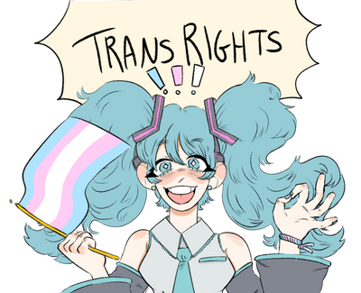 Trans rights miku by PkWheezing on DeviantArt