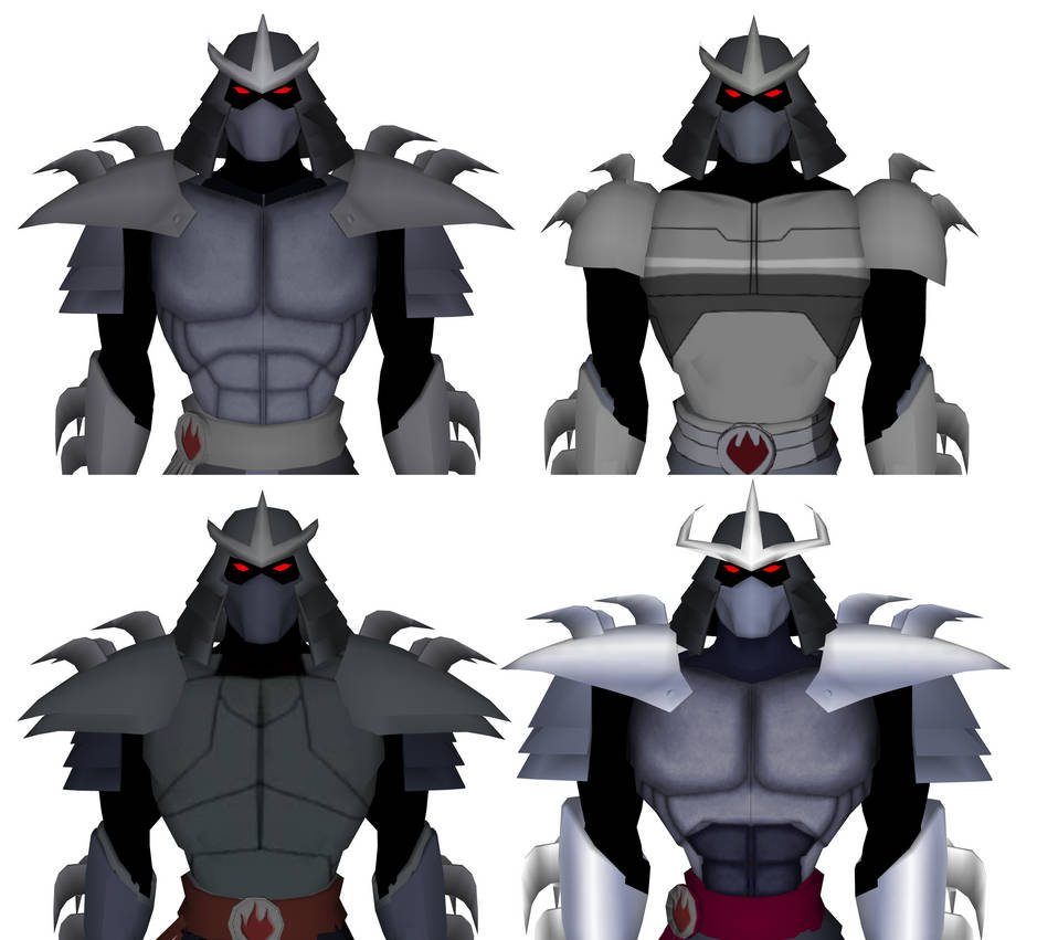 Utrom Shredder armors by HollowBerserk on DeviantArt