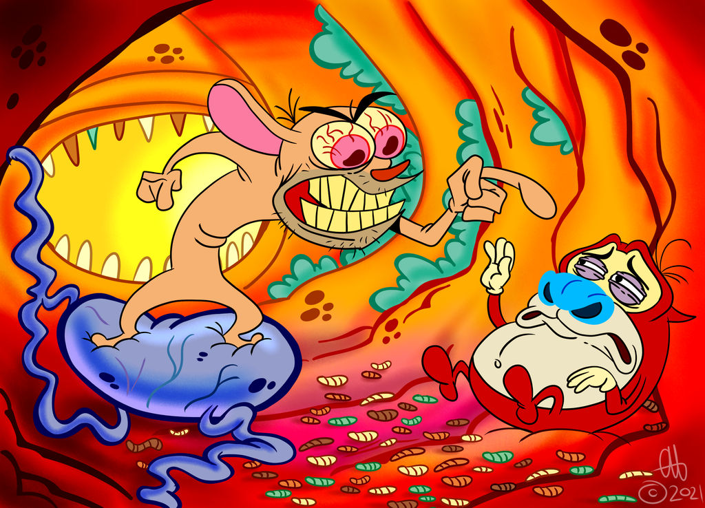 Ren and Stimpy Go To Animation Hell by Chopfe on DeviantArt