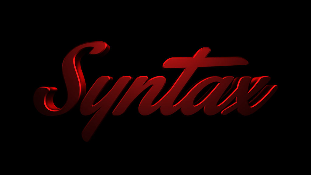 Syntax Black 3D by SpaceArtsHD on DeviantArt