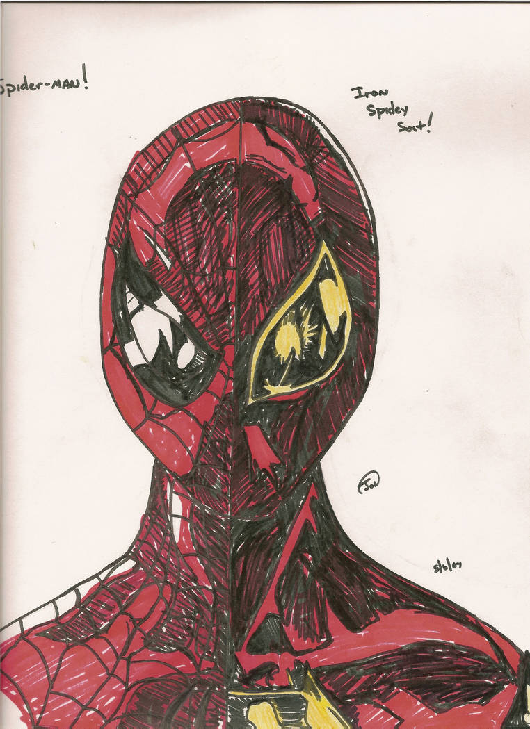 Spiderman Split by JokerRjon on DeviantArt