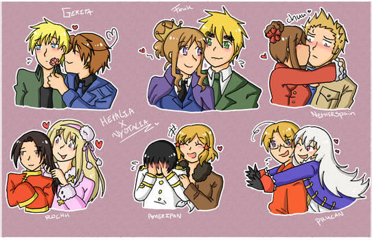 Hetalia x Nyotalia.