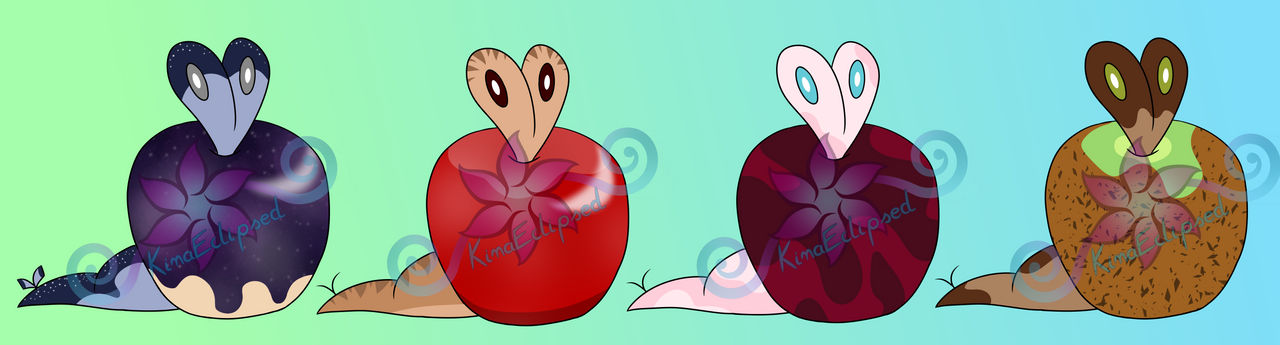 Applin Adopt Auction -OPEN 2/4- by JustOurAdopts on DeviantArt