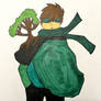 Camouflage Green Green (Green Goggles and Scarf)