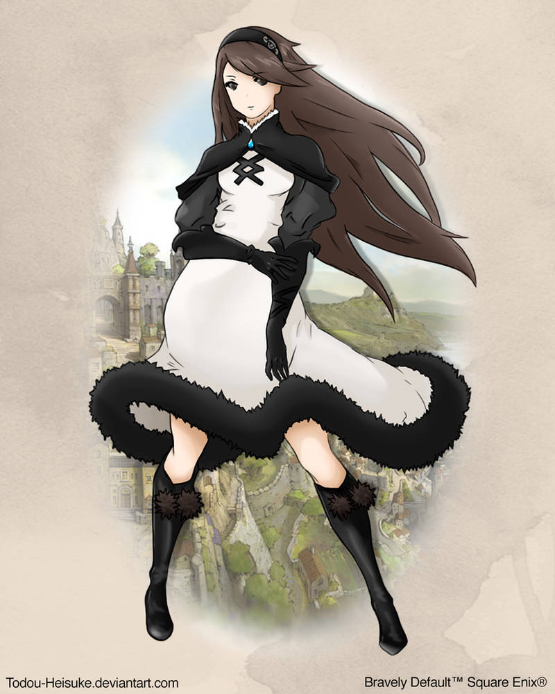 agnes oblige (bravely default and 1 more) drawn by konatsu_(tomatica)