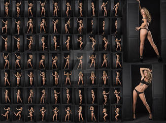 Stock: Alina Black Lingerie Shutters - 70 Images