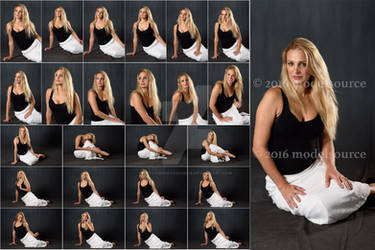 Stock: Gianna DeMonico Floor Poses - 25 Images