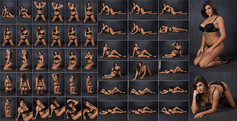 Stock: Rebecca Chain Floor Poses - 50 Images