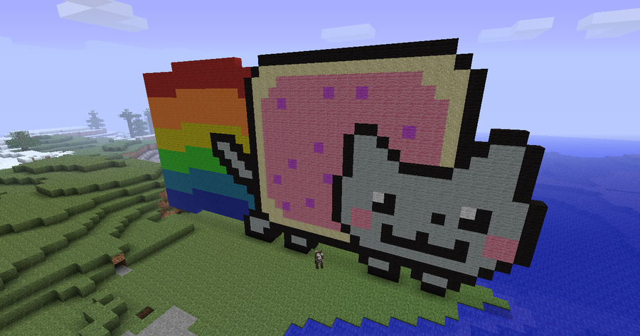 minecraft nyan cat by trotty1995 on DeviantArt This is an inspiration from ...