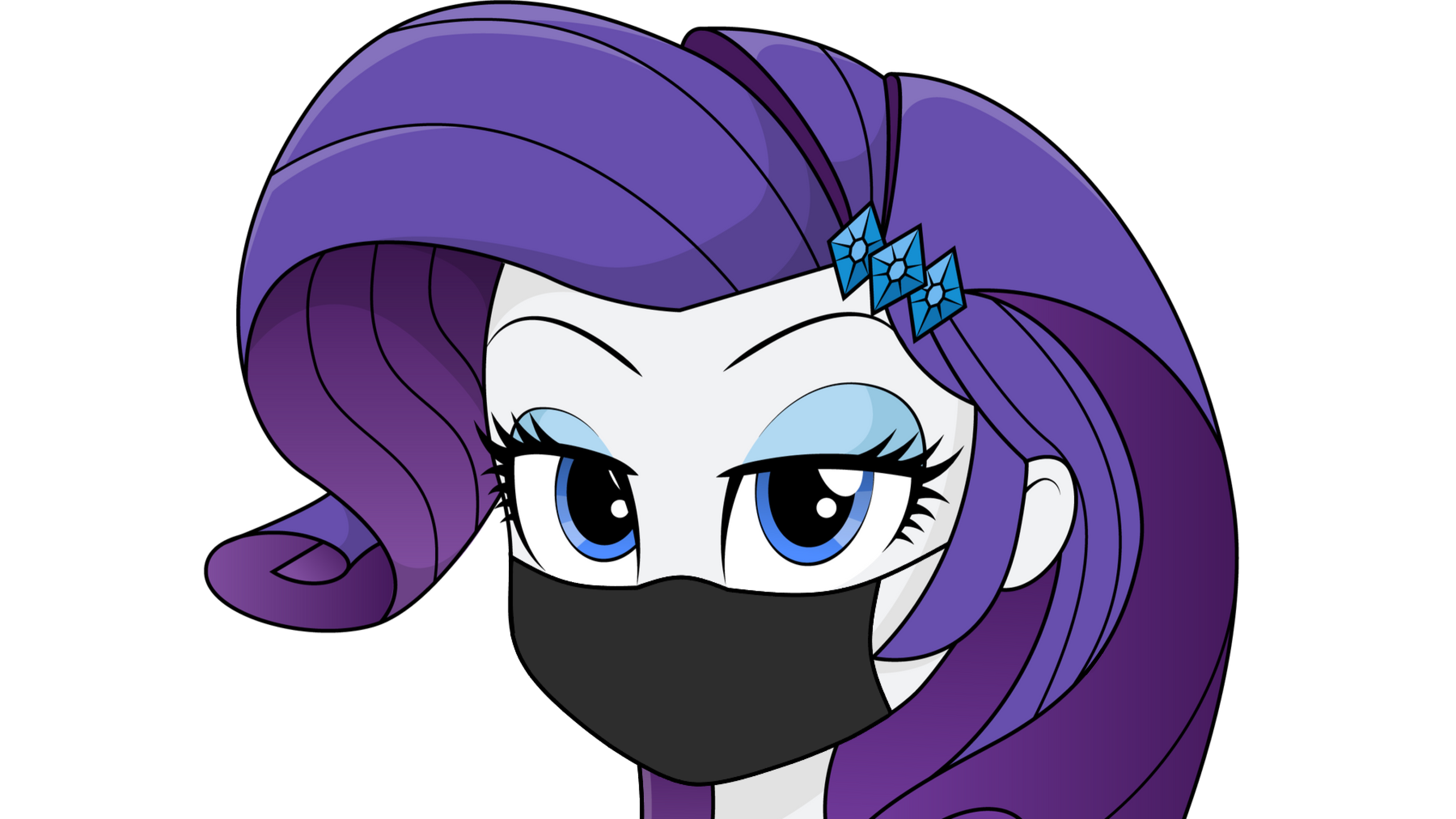Masked Rarity Mlp Masked Rarity (Remastered 2023) by BrokenAdam on DeviantArt