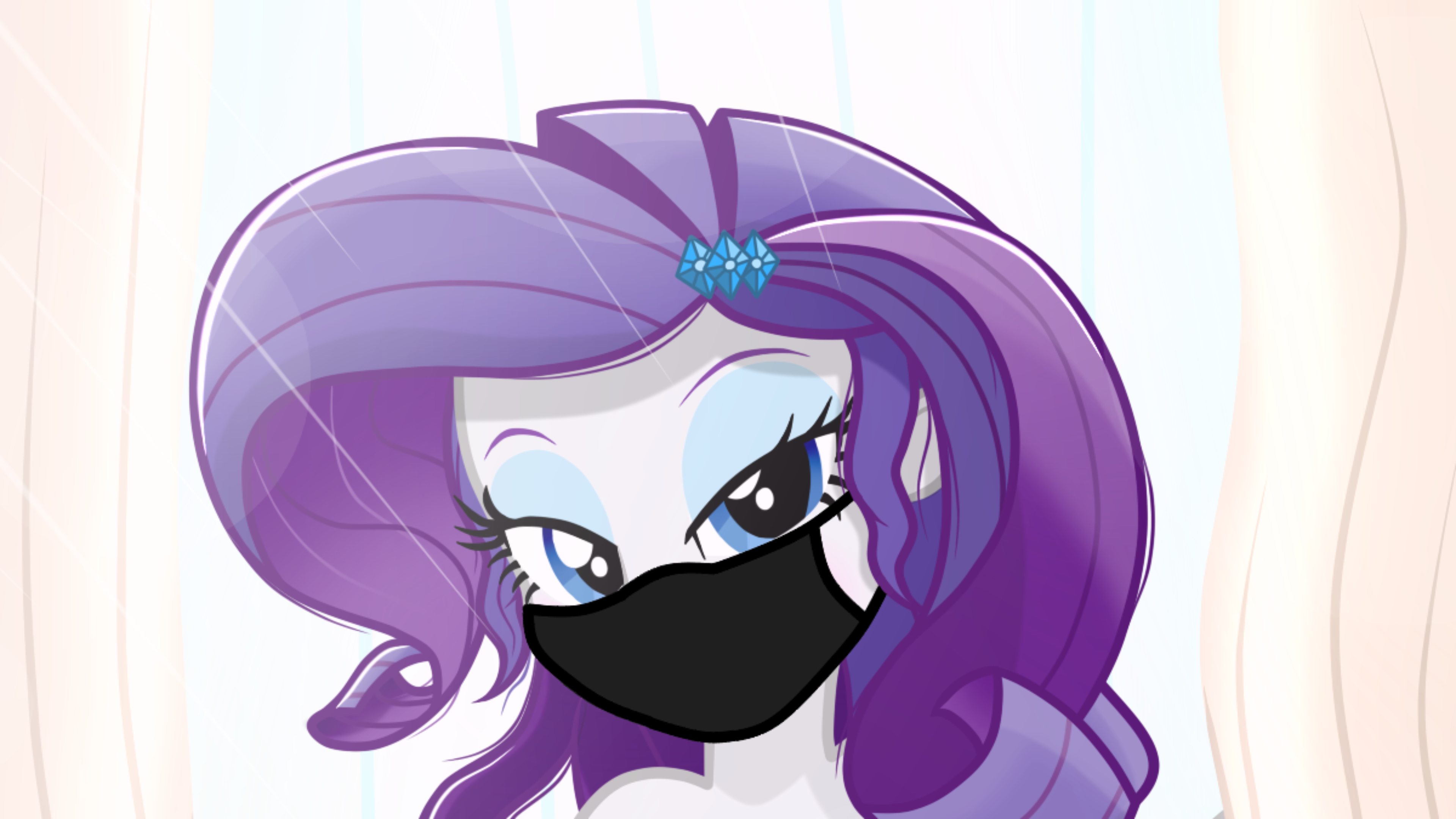 Masked Rarity Mlp Masked Rarity (Pretty) by BrokenAdam on DeviantArt