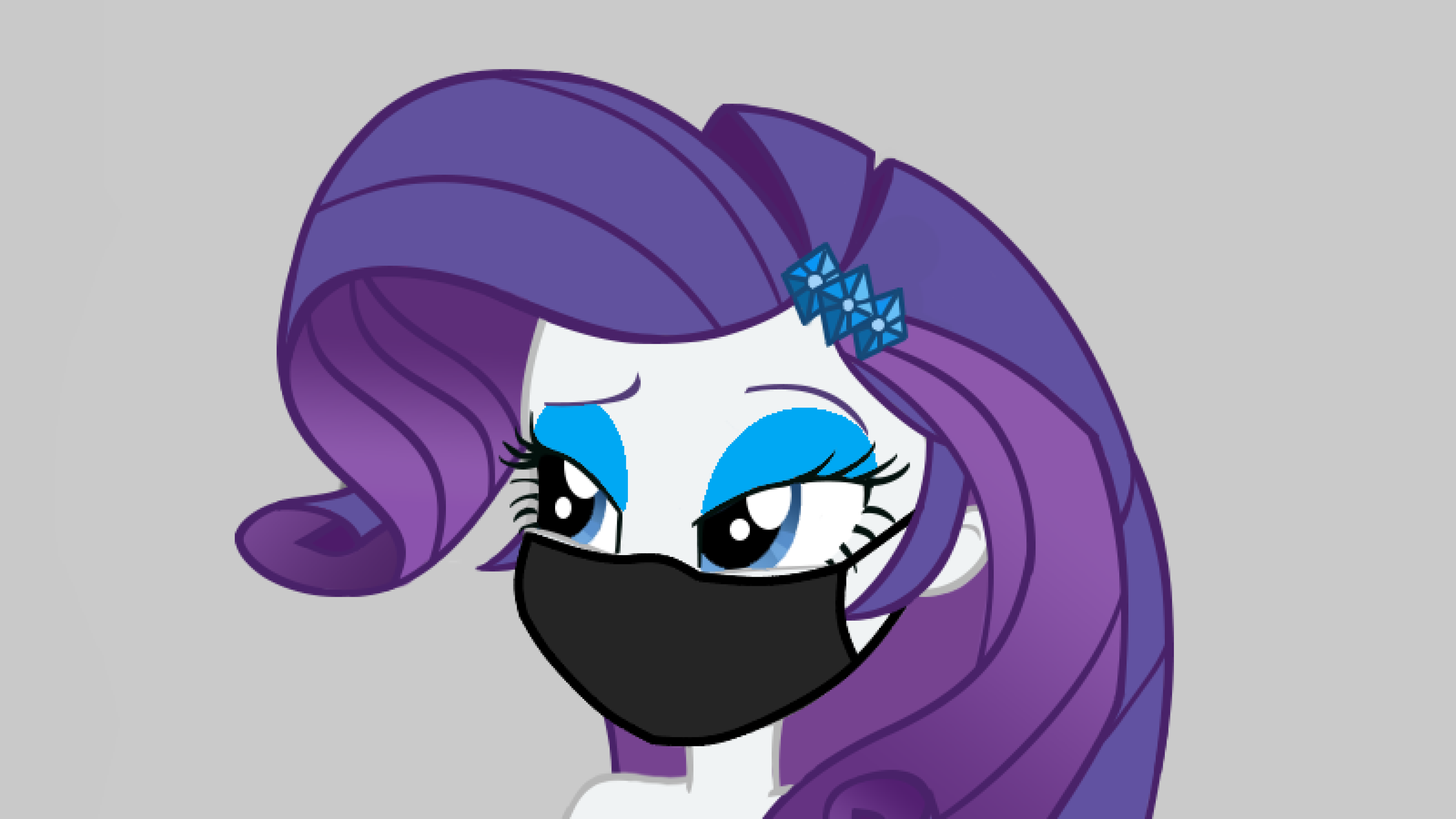 Masked Rarity Mlp Masked Rarity (Wink) by BrokenAdam on DeviantArt