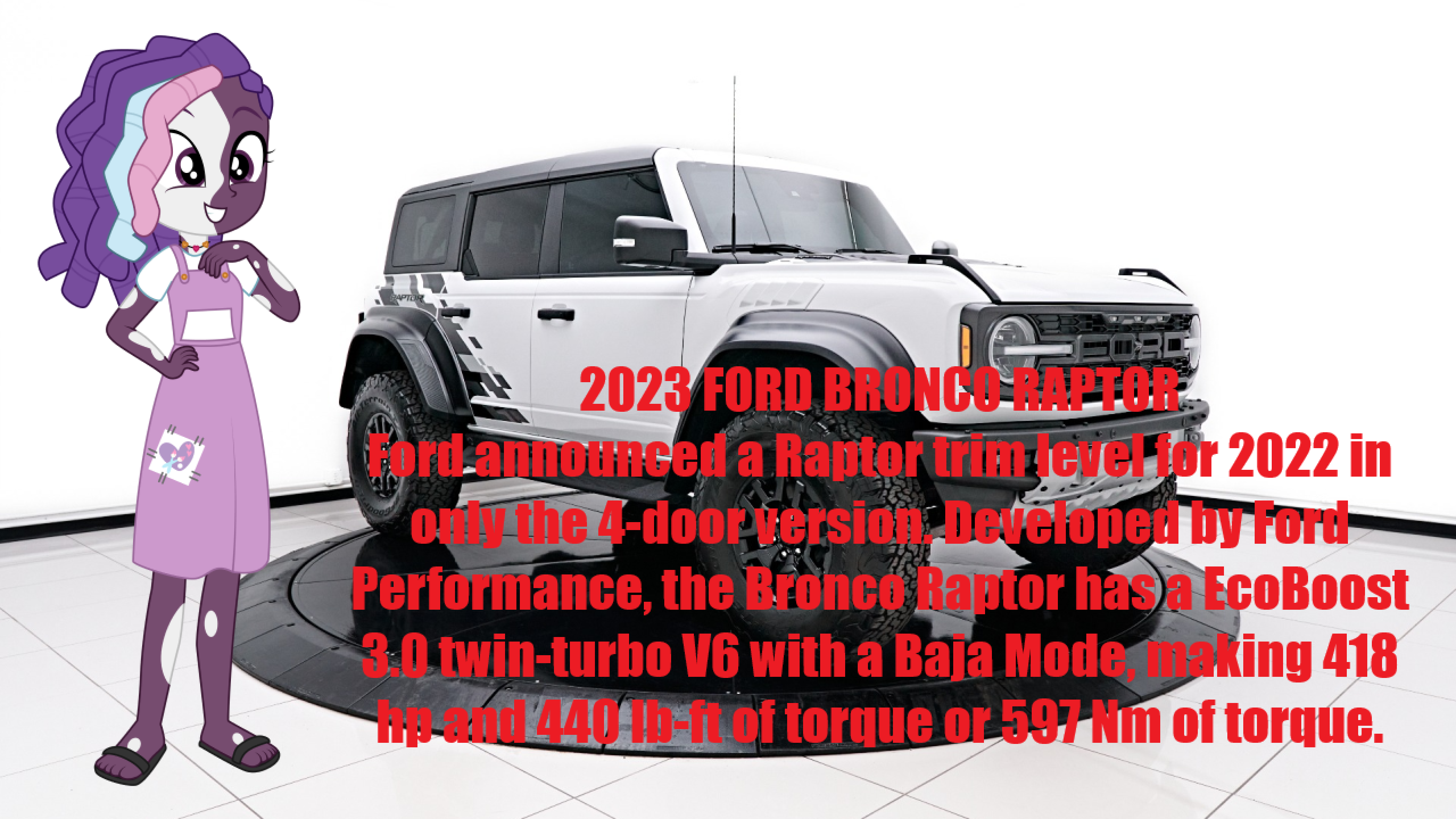 Ford Raptor Ranbow Version Violette Rainbow's 2023 Ford Bronco Raptor by BrokenAdam on DeviantArt