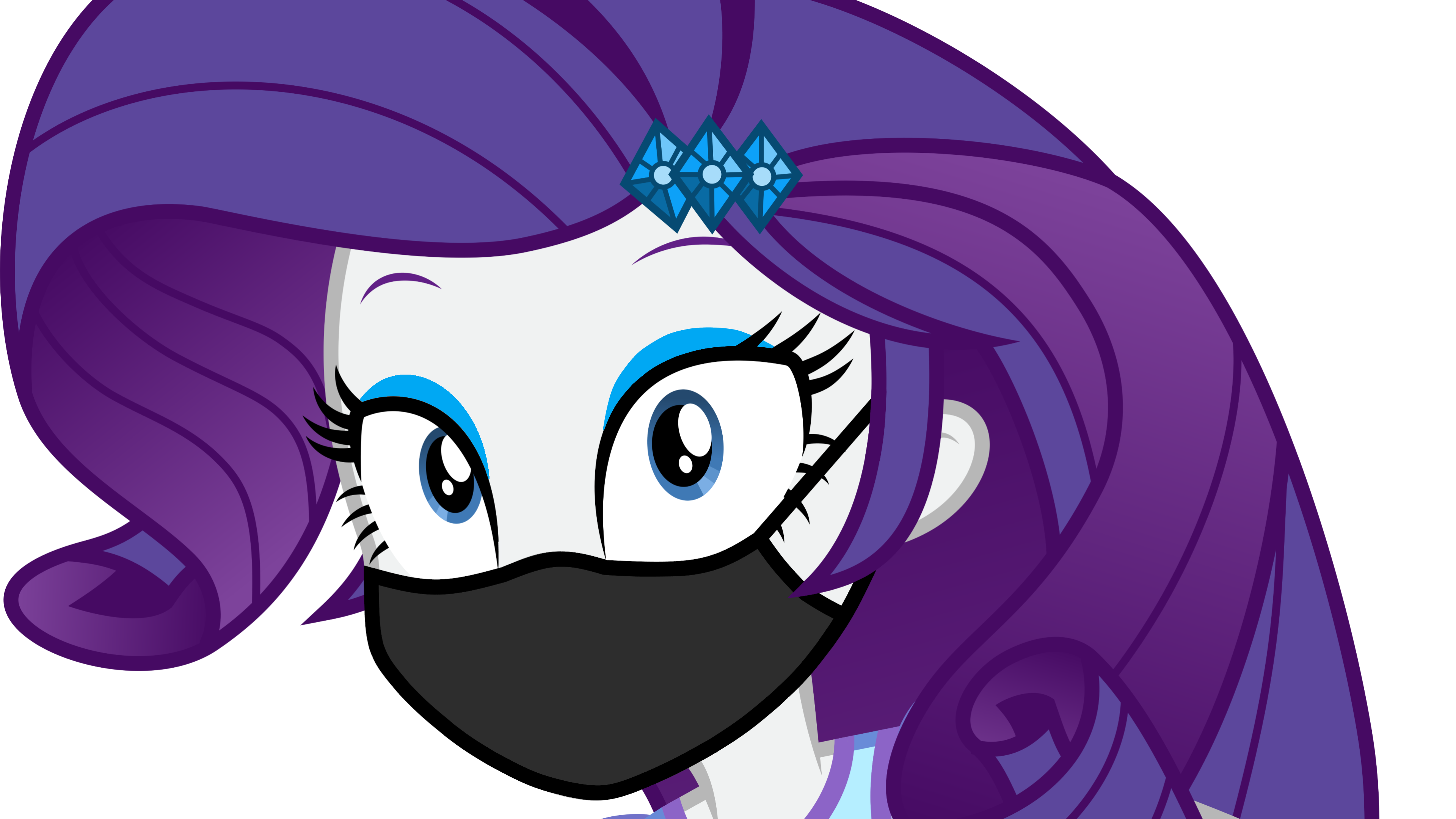 Masked Rarity Mlp Masked Rarity (Shocked) by BrokenAdam on DeviantArt