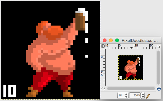 Pixel Doodles - Day 10 by BodoFragins on DeviantArt