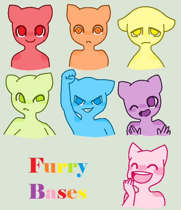 Furry Bases by CookieBunBun27 on DeviantArt