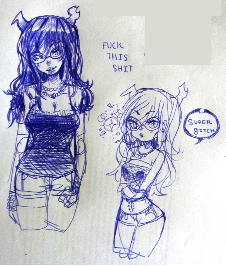 Blugh -blue Vriska-