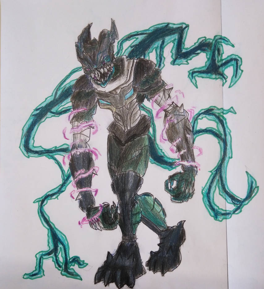 Popcross-studios Deku as a demon by me on paper by Gioelecusin on ...