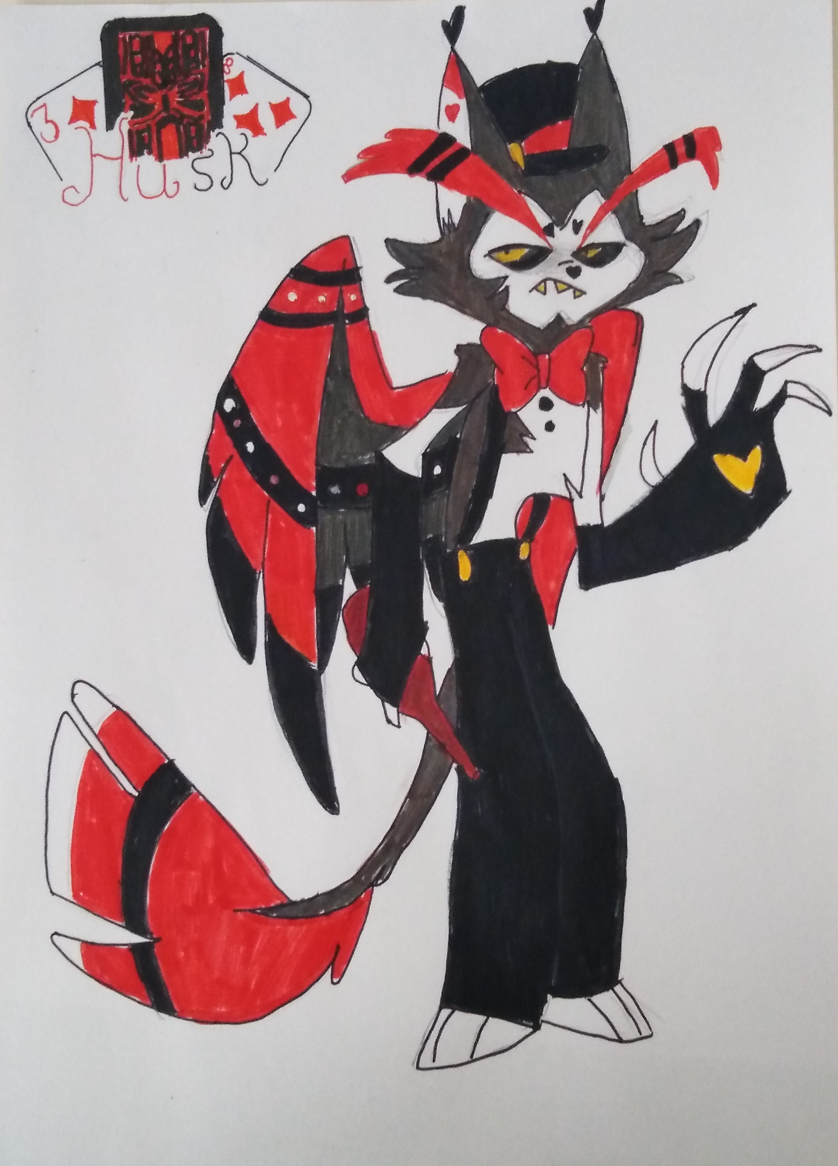 Hazbin Hotel: Husk by Gioelecusin on DeviantArt