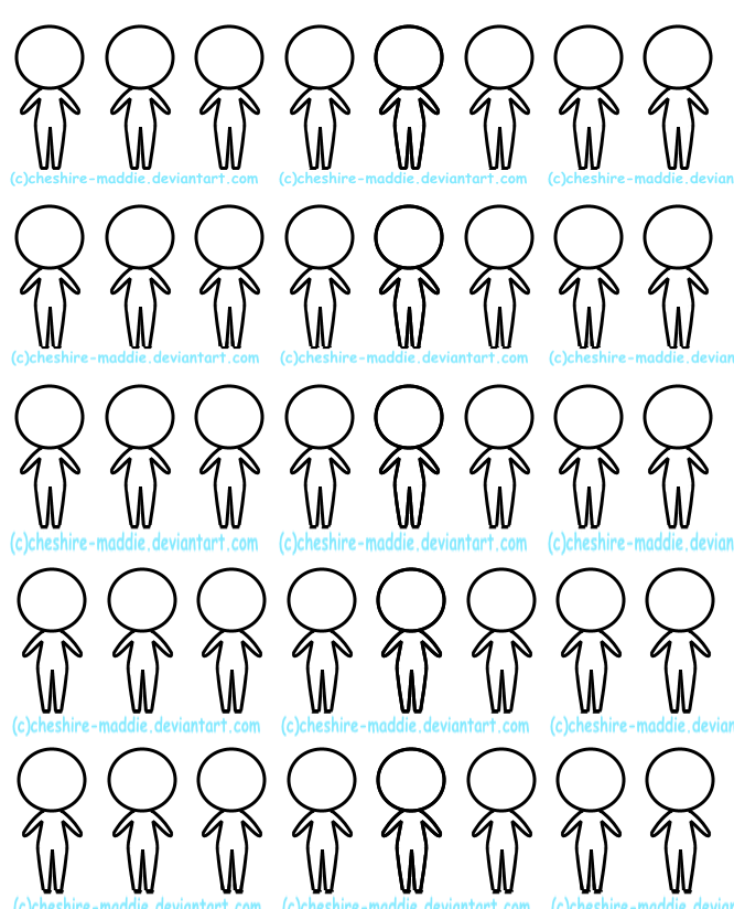 40 chibi ADOPT BASE by Cheshire-MaddieADOPT on DeviantArt