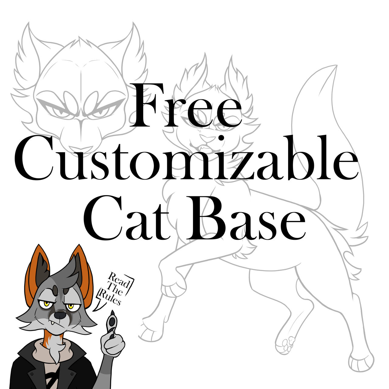 Cat Base by shadotsuki on DeviantArt