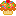 Pixel: Orange Cupcake Sprinkle