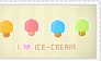 Stamp: I love Ice-Cream