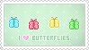 Stamp: I love Butterflies