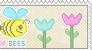 Stamp: I love Bees (2)